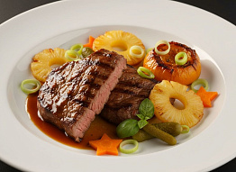 Тушёная корейка из конины