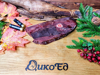 Стейк из окорока северного оленя на кости 400-800 гр