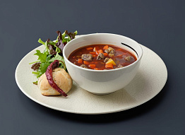 Суп-гуляш из мяса оленя