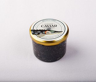 Икра осетра забойная (стеклянная банка) 200 г