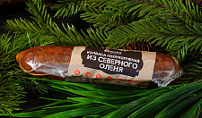 Превью Колбаса из северного оленя (с салом кабана) полукопченая (охлажденная)