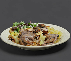 Рябчик по-буржуйски с ананасами