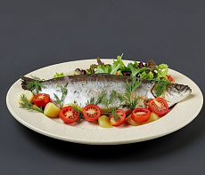 Омуль фаршированный лисичками