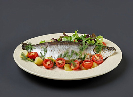 Омуль фаршированный лисичками