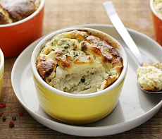 Запеченный мусс из омуля горячего копчения