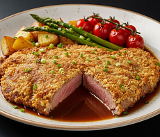 Стейки из лося в быстром маринаде