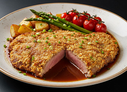 Стейки из лося в быстром маринаде