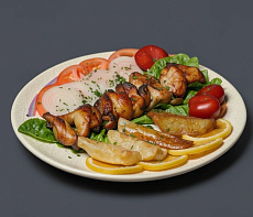 Шашлык из мяса нутрии с вином