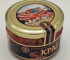 Краб камчатский (240 г), стеклянная банка
