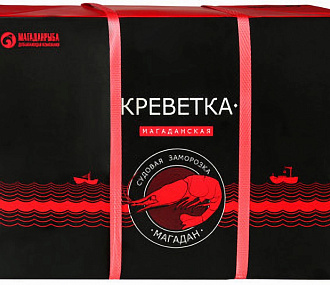 Креветка северная в/м н/р МАГАДАНСКАЯ 70/90 (коробка 5кг)