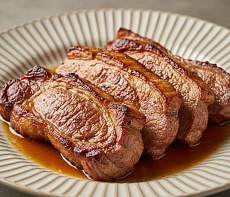 Медовые стейки косули на гриле