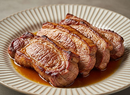 Медовые стейки косули на гриле