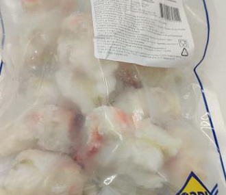 СЗРК Краб Камчатский мясо розочки варено-мороженное 1 кг  