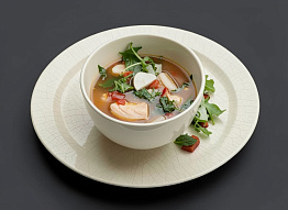 Уха рыбная из гольца