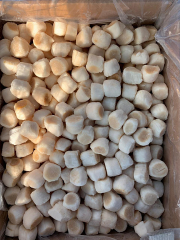 Фото Гребешок морской дикий, заморозка, филе М 80 шт/кг( коробка 12кг)