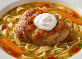 Суп из зайца с сельдереем