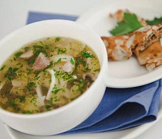 Суп из дикой утки с лапшой