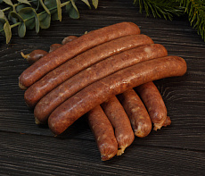Колбаски охотничьи из косули полукопченые