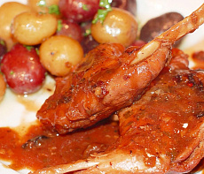 Зайчатина тушёная в мультиварке