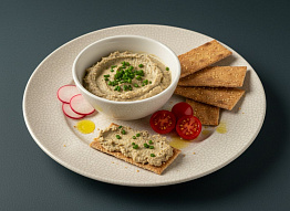 Паштет из печени трески и копченых устриц