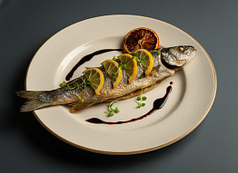 Муксун запеченный по-японски