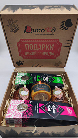 Подарочный набор Дикопей с чаем и десертами