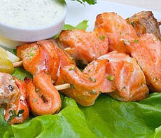 Шашлык из кижуча