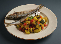 Ряпушка свежая с маринованным луком