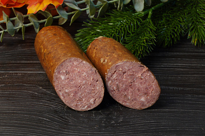 Товар Колбаса из лося с кабаном полукопченая