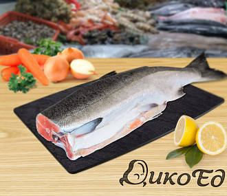 Нерка штучной заморозки потрошеная без головы 1,3-2,4 кг вылов 2025г коробка 25 кг 