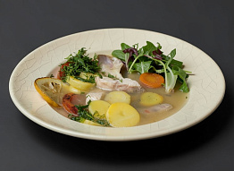 Наваристый суп из осетра