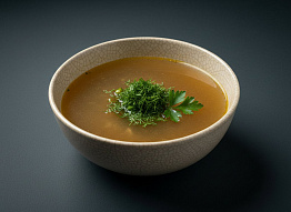 Суп из дичи на костном бульоне