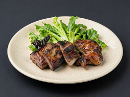 Заяц на гриле в соусе барбекю