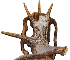 Рог лося со слоном