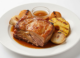 Оленьи рёбрышки в ананасовом соусе