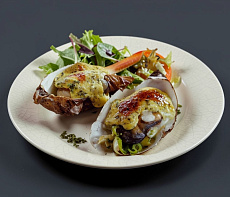 Устрицы под ароматным соусом