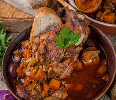 Жаркое по-немецки из зайца