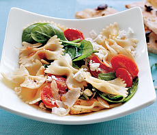 Фарфалле с рыбой