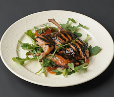 Перепела на гриле