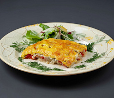 Стейки нельмы, запечённые под сыром