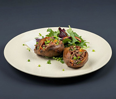 Картофель, фаршированный мясом кабана