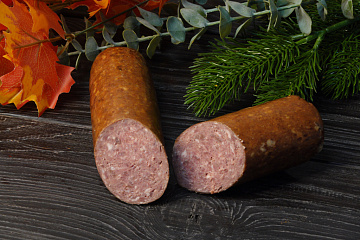 Фото Колбаса из марала полукопченая (охлажденная)