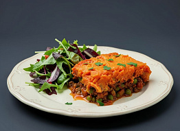 Тыквенный пирог с кониной