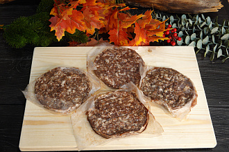 Котлеты для бургера из северного оленя 180 г (упак. 4шт)