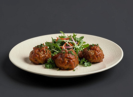 Фрикадельки из медвежатины в итальянском соусе