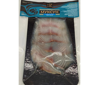 Муксун филе слабой соли нарезка 100гр