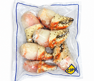 СЗРК Краб Камчатский мясо большой клешни на 2-х когтях варено-мороженное 1 кг