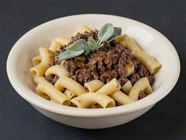 Паста с тушёной косулей