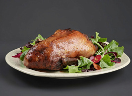 Простой рецепт утки в медово-горчичной глазури