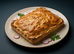 Картофельный пирог с ряпушкой